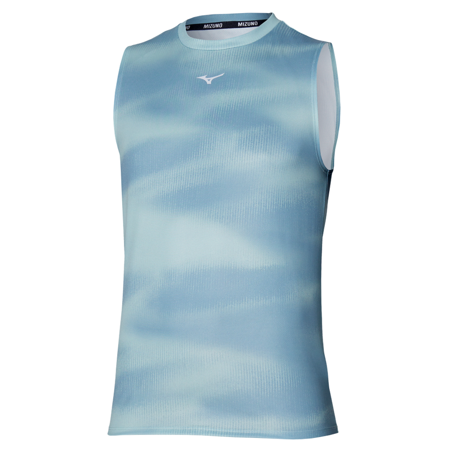 Mizuno CORE GRAPHIC SLEEVELESS Cloud blue